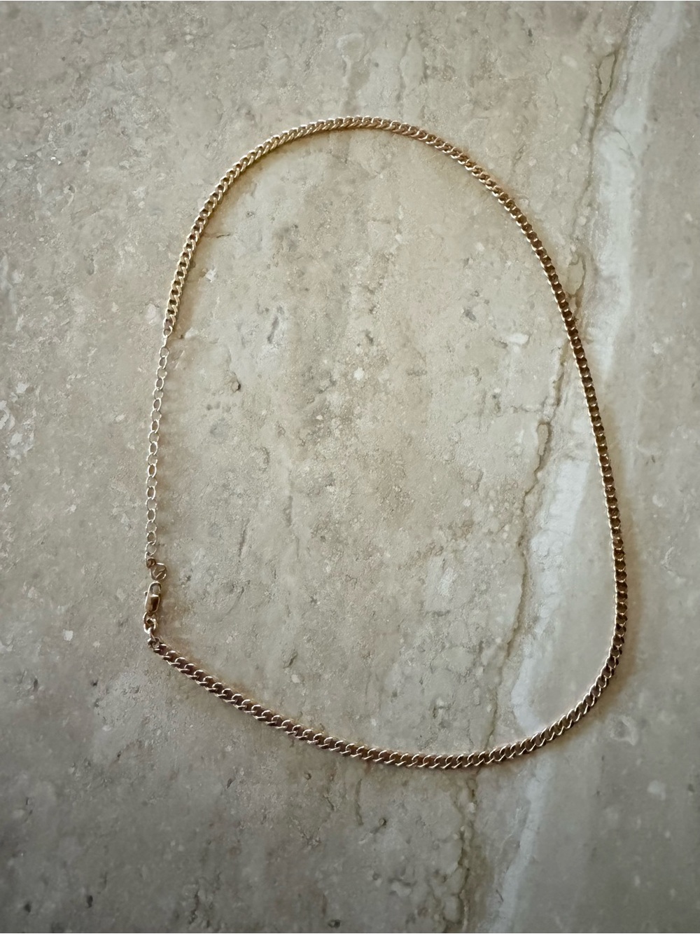 Mejuri 14k Gold Curb Chain